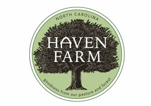 Haven Farm, tree and pasture forest raised animals